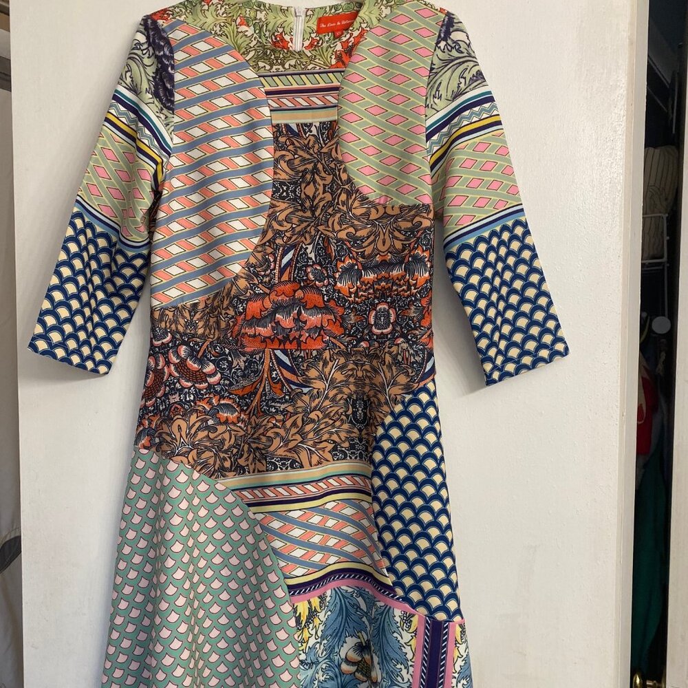 The Lines in Between - Multi pattern Dress - XS